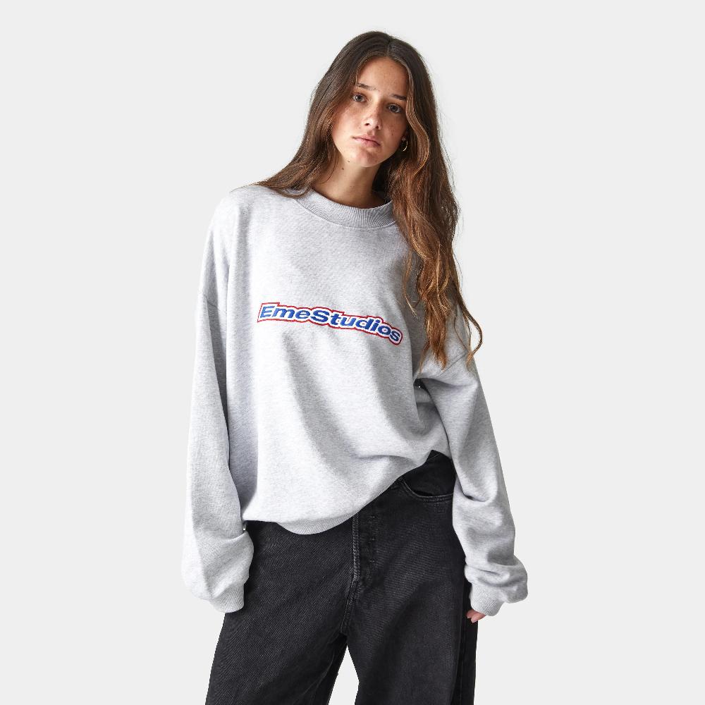 Eme Whatever Heather Grey Mockneck