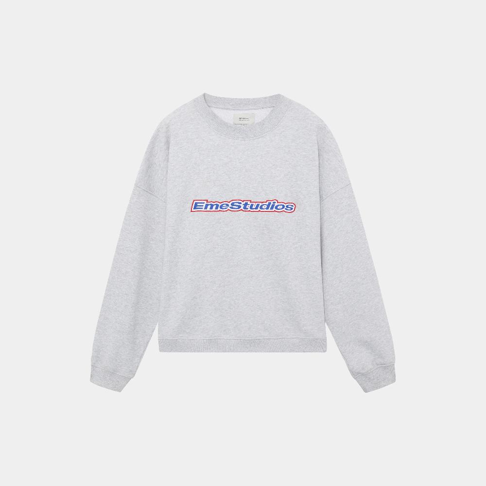 Eme Whatever Heather Grey Mockneck