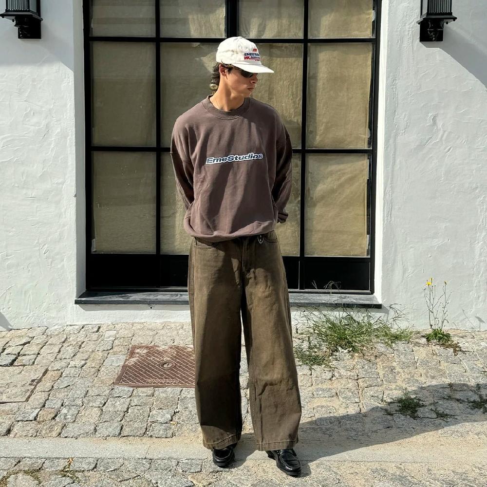 Eme Whatever Muddy Brown Mockneck