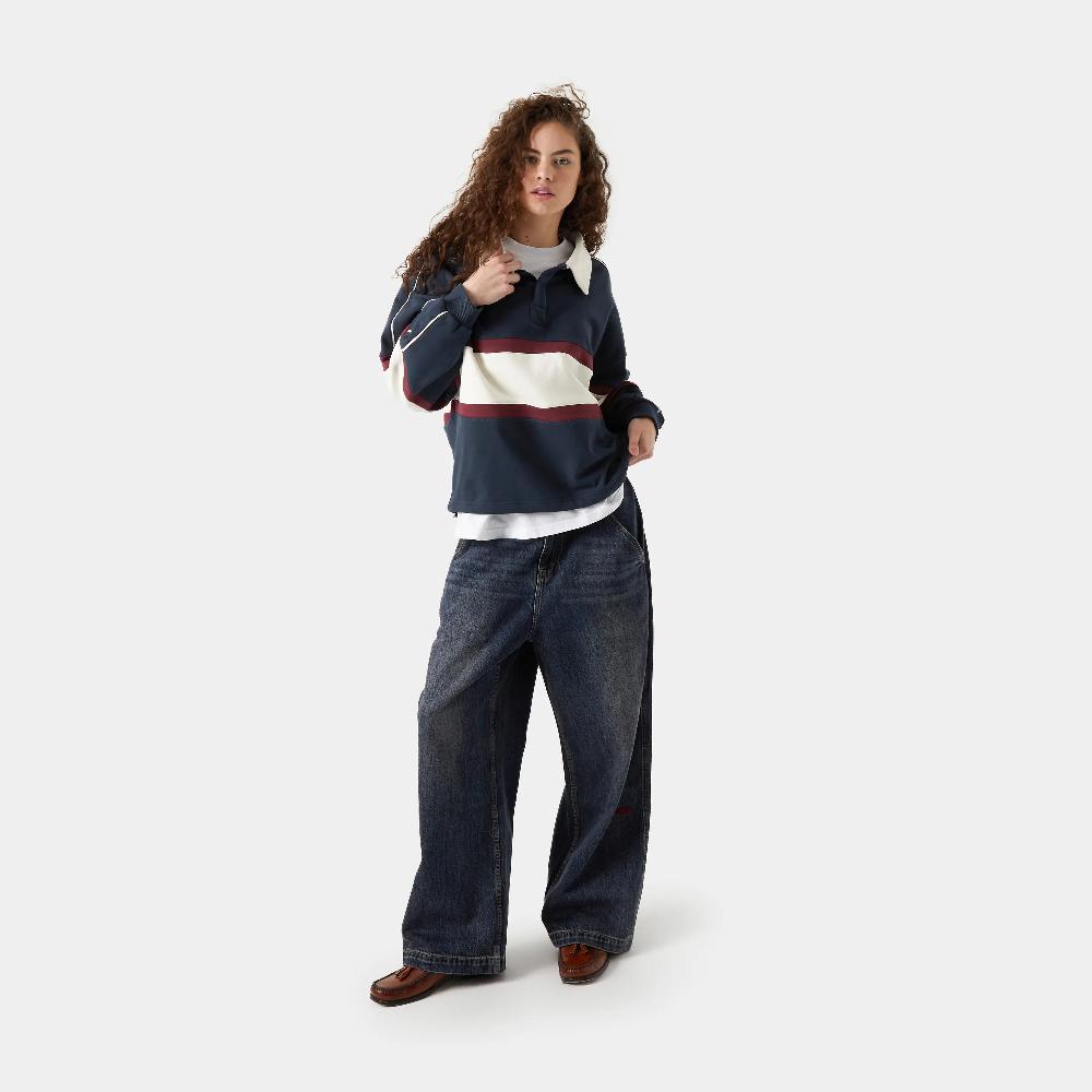 Eme Whiz Navy Polo Sweatshirt