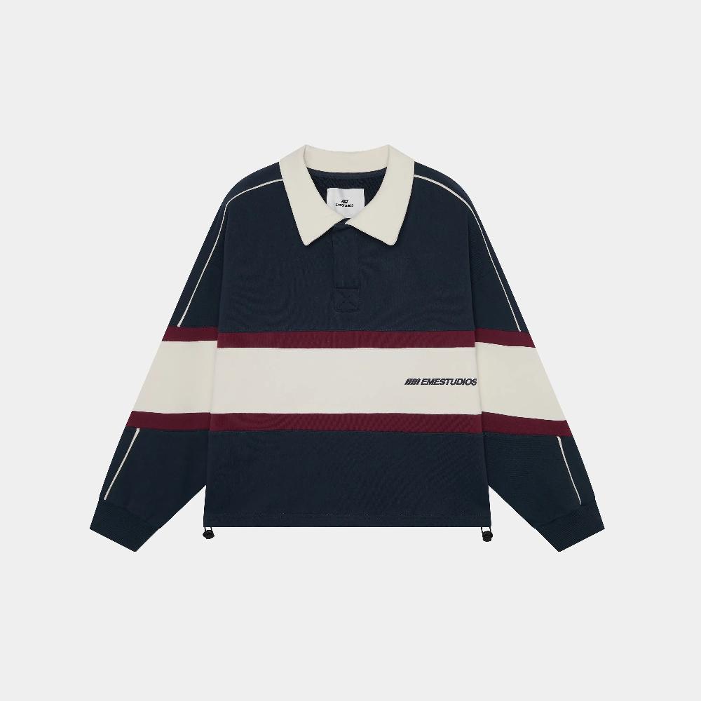 Eme Whiz Navy Polo Sweatshirt