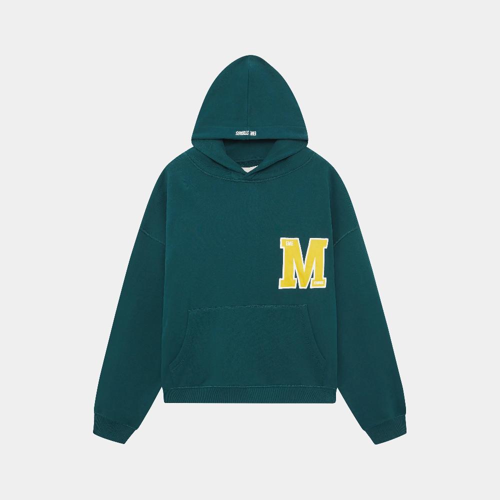Eme Wrap Up Petrol Oversized Hoodie