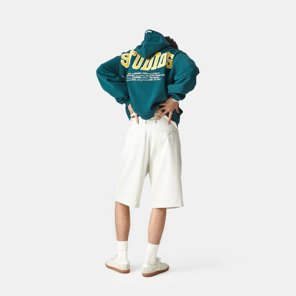 Eme Wrap Up Petrol Oversized Hoodie