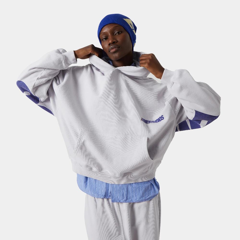 Eme Yalo Heather Grey Oversized Hoodie