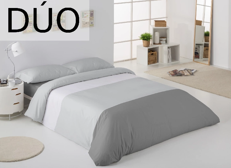 Es tela Dúo de funda nórdica + almohada Tricolor 50/50