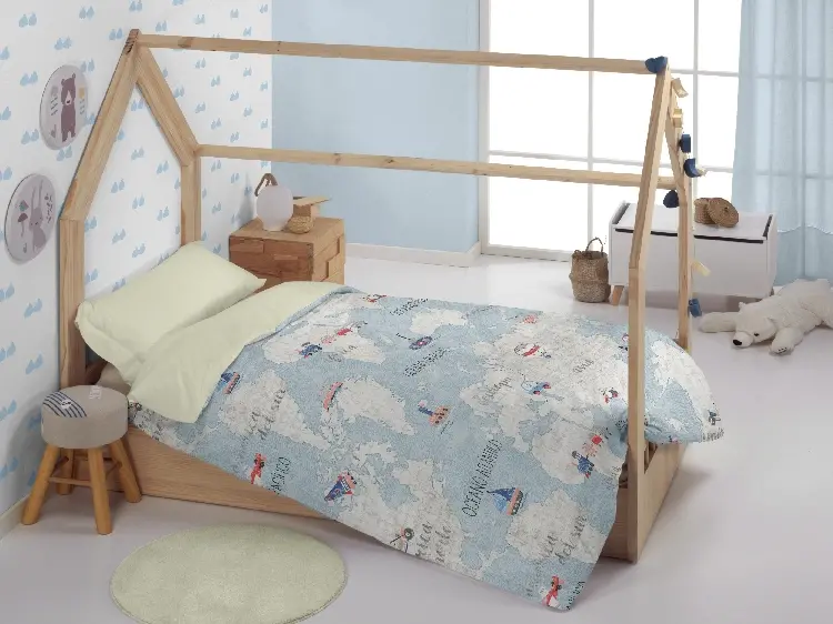 Es Tela Dúo Funda Nórdica + Almohada Mi Mundo Algodón