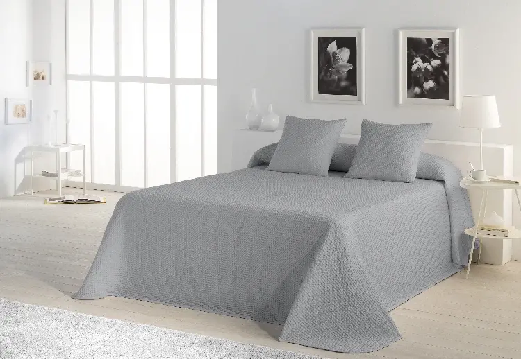 Es Tela Colcha Tejida + Cojines Banús Algodón