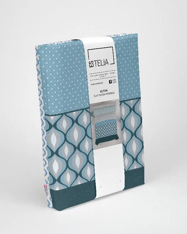 Es Tela Dúo Funda Nórdica + Almohada Elton 50/50