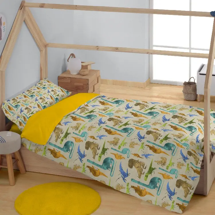 Es Tela Dúo Funda Nórdica + Almohada Saurios 50/50