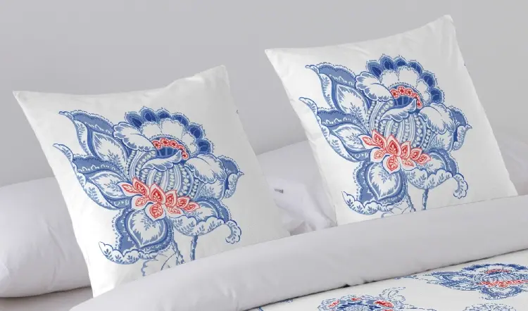 Es Tela Funda De Cojín Estampada Alma