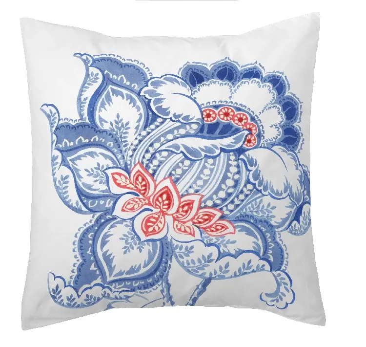 Es tela Funda de cojín estampada Alma