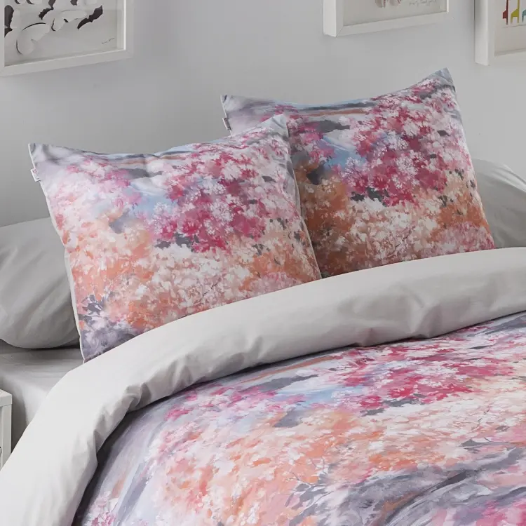 Es Tela Funda De Cojín Estampada Amelie