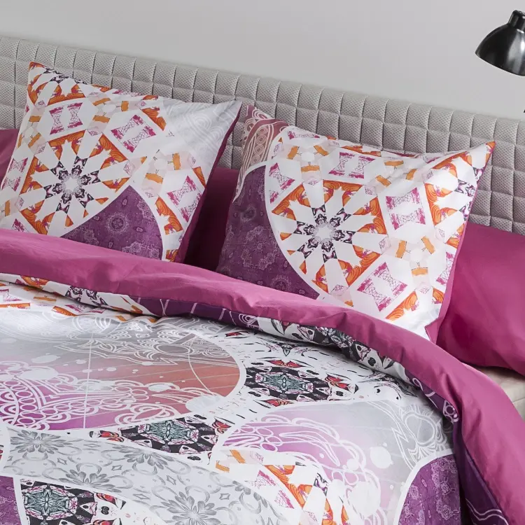 Es tela Funda de cojín estampada Azahara