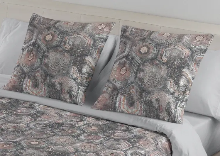 Es Tela Funda De Cojín Estampada Gredos