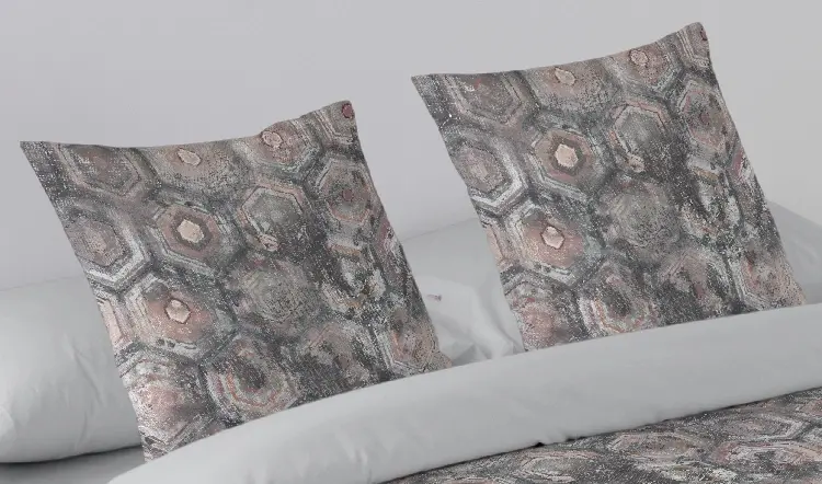 Es Tela Funda De Cojín Estampada Gredos
