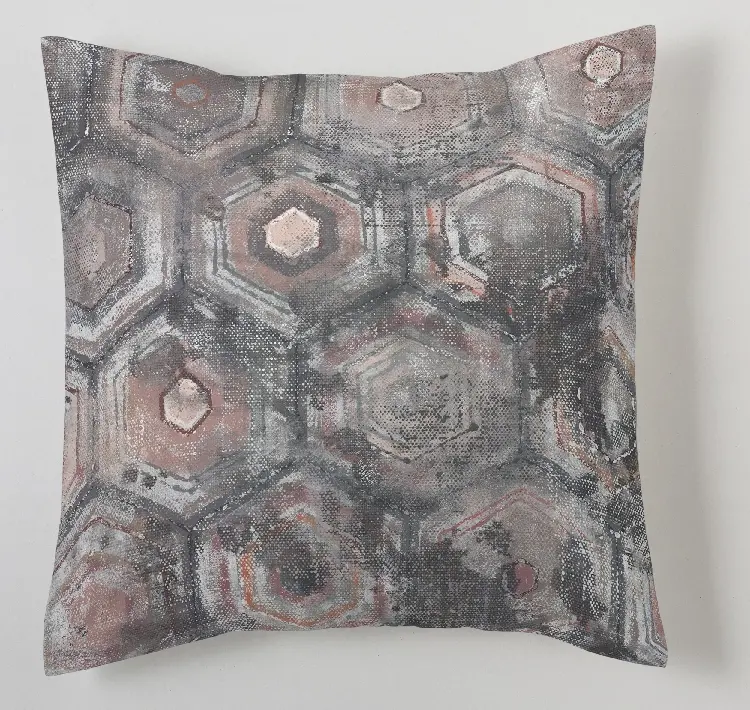 Es tela Funda de cojín estampada Gredos