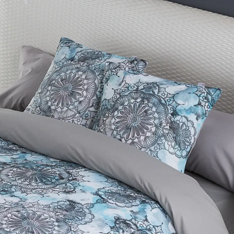 Es Tela Funda De Cojín Estampada Kezia