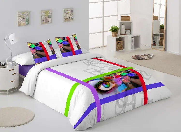 Es Tela Funda Nórdica Iris 50/50