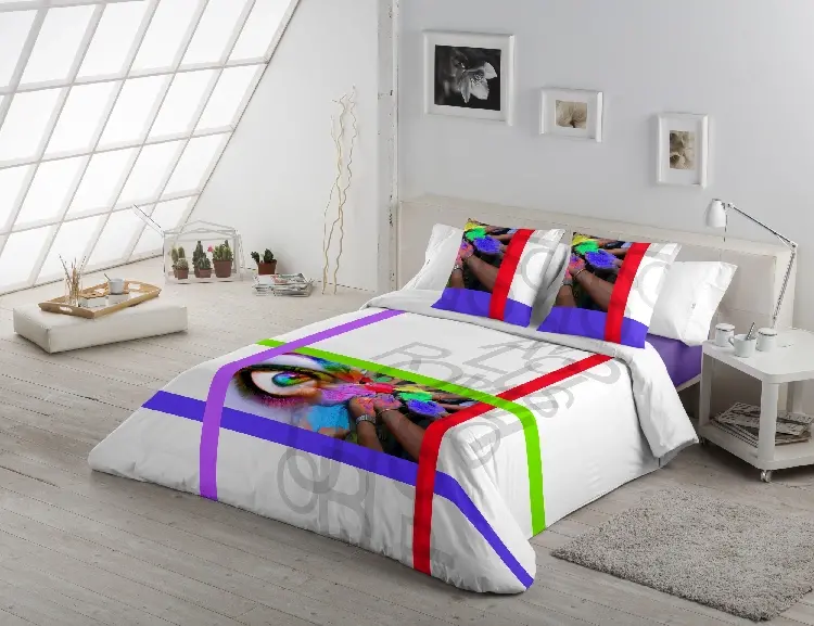 Es Tela Funda Nórdica Iris 50/50