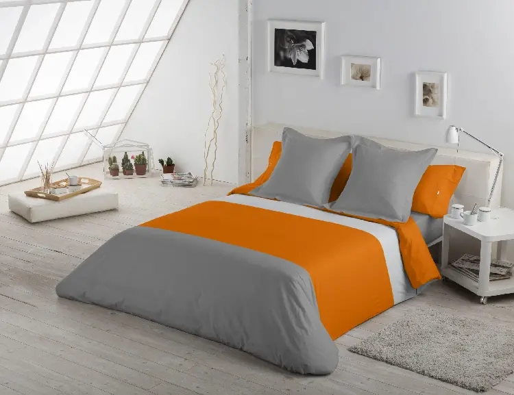 Es Tela Juego De Funda Nórdica Tricolor 50/50