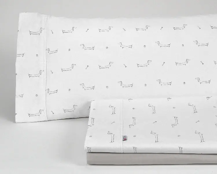 Es tela Juego de sábanas Cuca 144 hilos 50/50