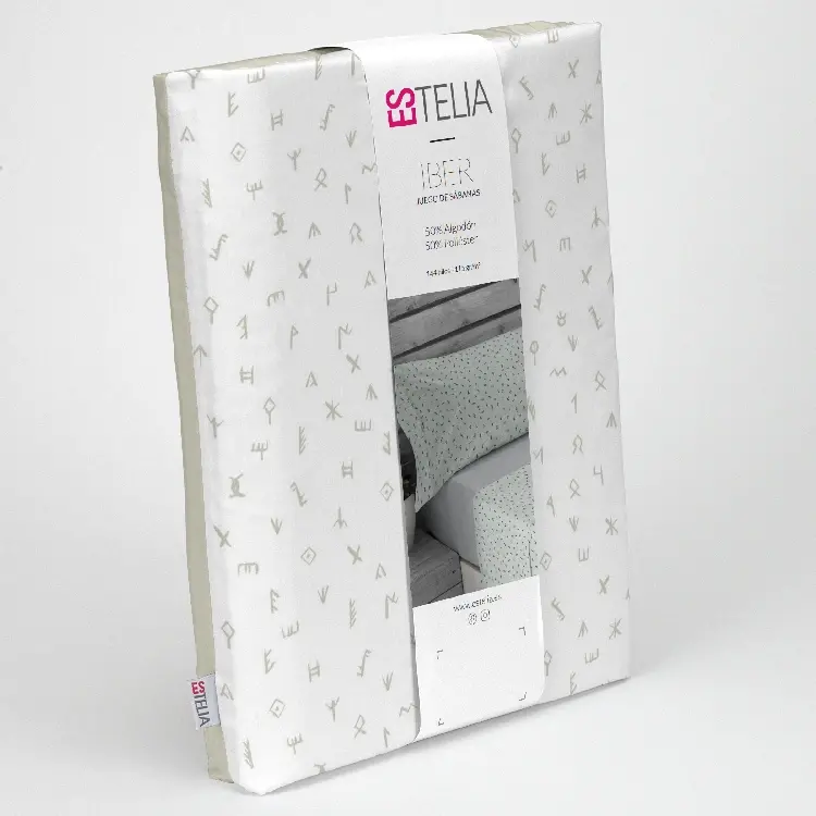 Es Tela Juego De Sábanas Íber 144 Hilos 50/50