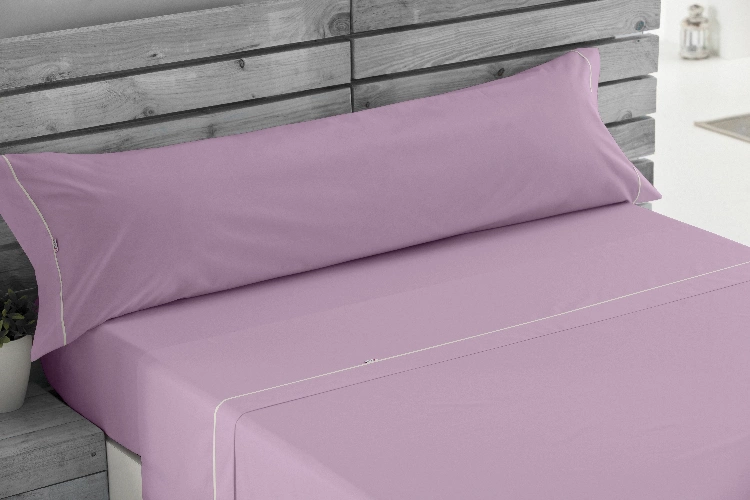 Es tela Juego de sábanas liso 144 hilos