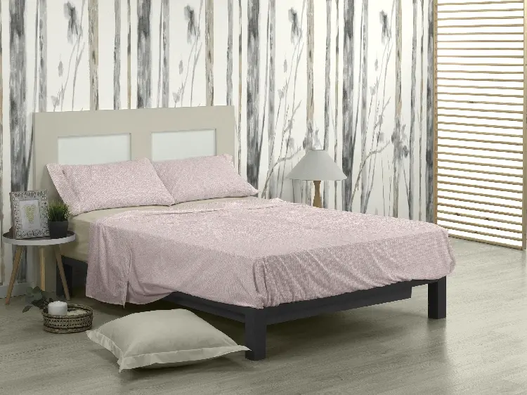 Es Tela Juego De Sábanas Rex 144 Hilos Algodón