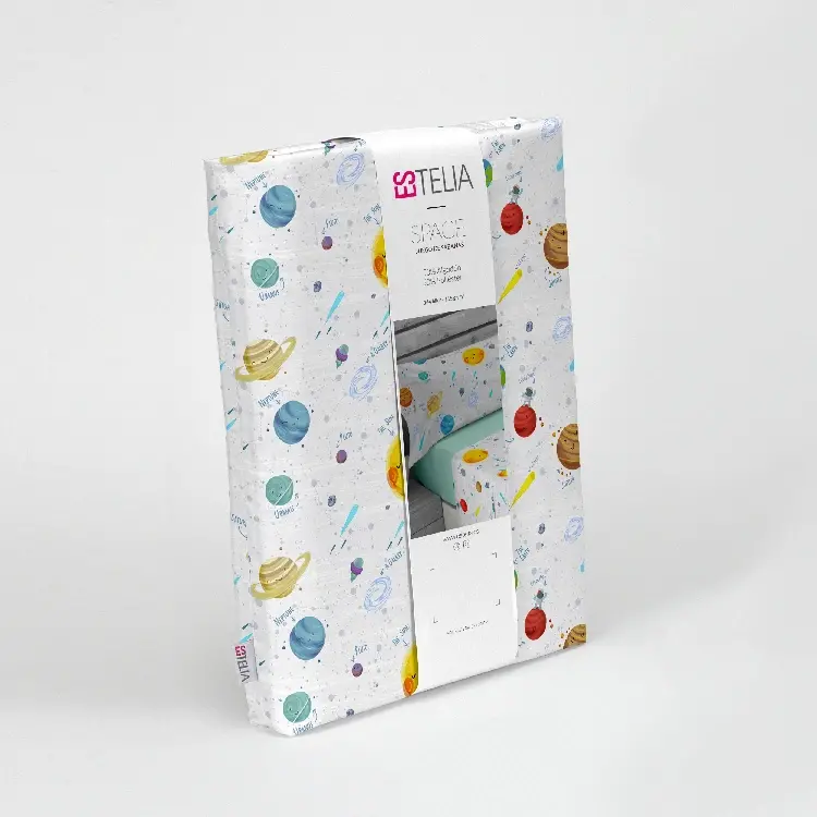 Es Tela Juego De Sábanas Space 144 Hilos 50/50