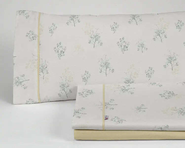 Es Tela Juego De Sábanas Vairy 144 Hilos Algodón