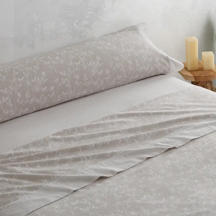 Es tela Juego de sábanas Zahara franela Algodón