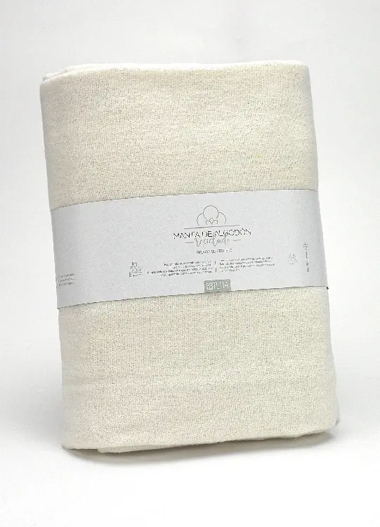 Es Tela Mantita Lares. Algodón Reciclado