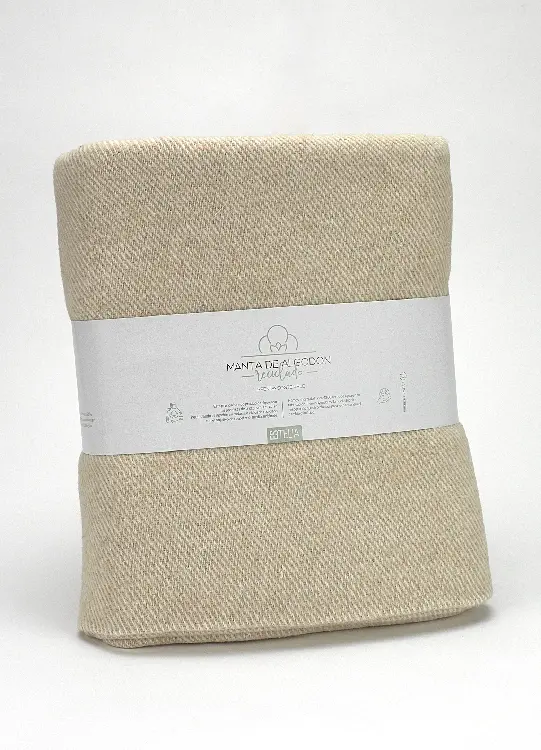 Es Tela Mantita Lares. Algodón Reciclado