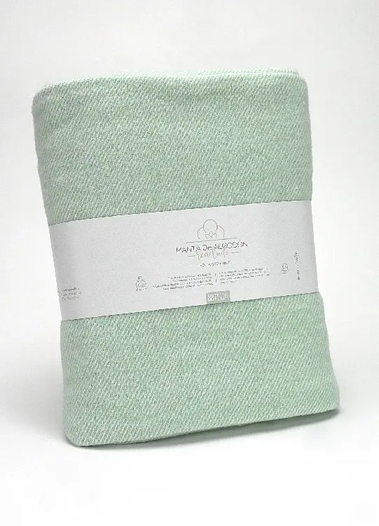 Es Tela Mantita Lares. Algodón Reciclado