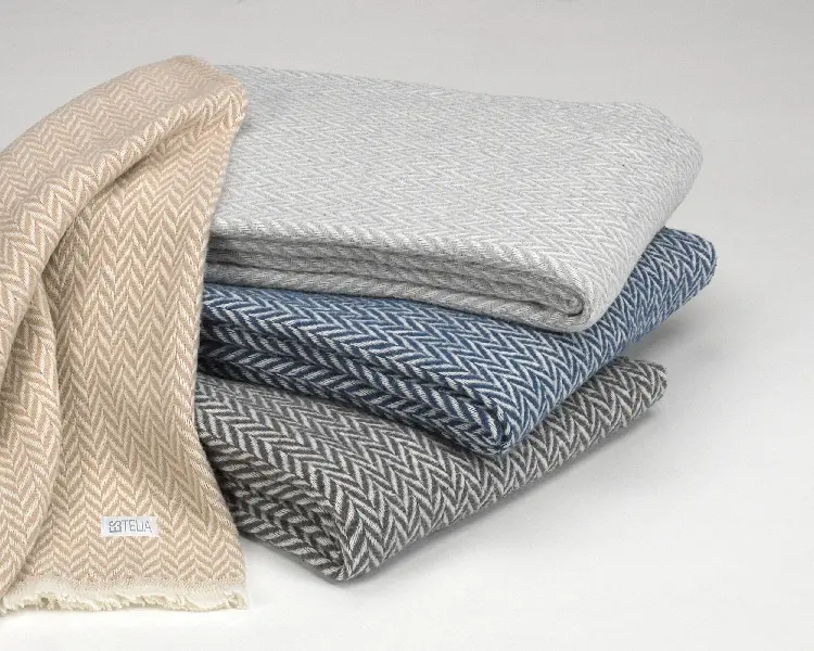 Es tela Mantita Vero. Algodón reciclado