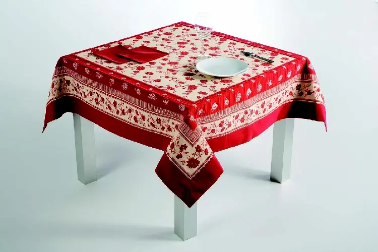 Es Tela Tejido Provenza Jacquard