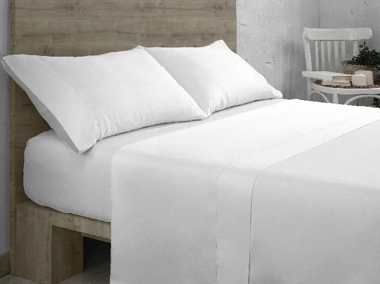 Es Tela Funda Almohada Algodón Orgánico 300 Hilos Vainica