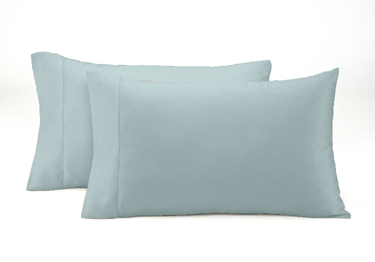 Es tela Funda almohada algodón orgánico 300 hilos vainica