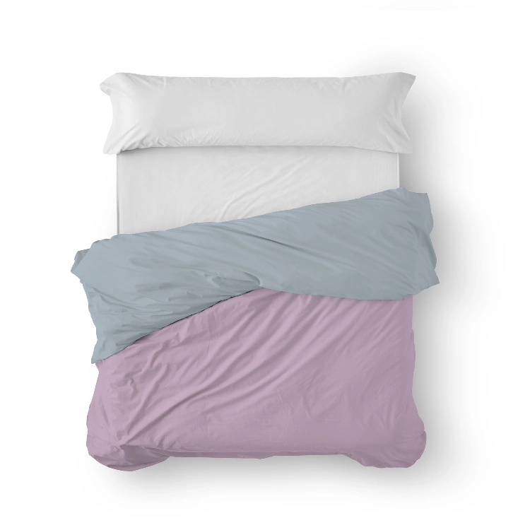 Es Tela Funda Nórdica Bicolor Algodón 144 Hilos Estelia Colors