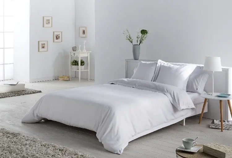 Es tela Juego de funda nórdica tejida + cojines Piles