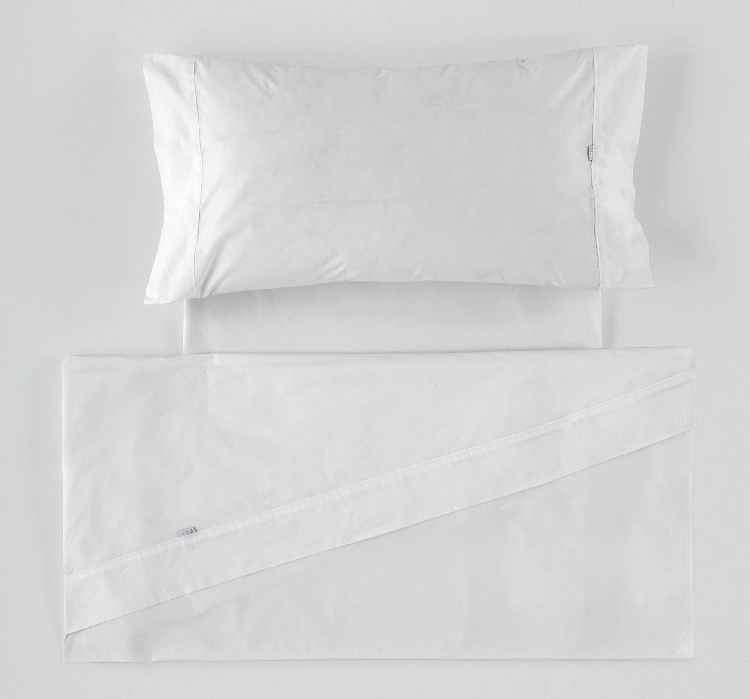 Es Tela Juego De Sábanas Hostelería Algodón 144 Hilos