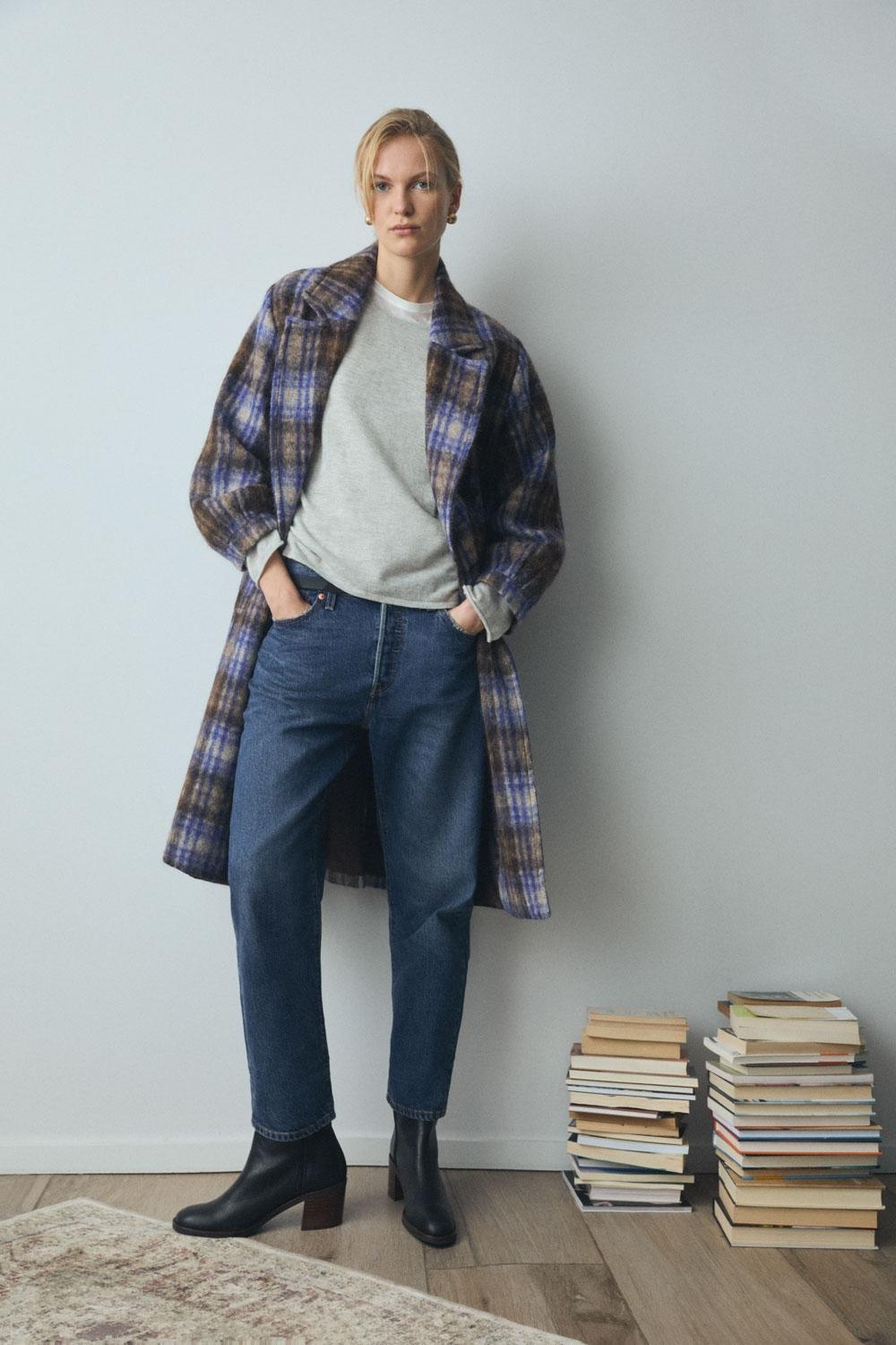 Eseoese ABRIGO CUADROS SOHO