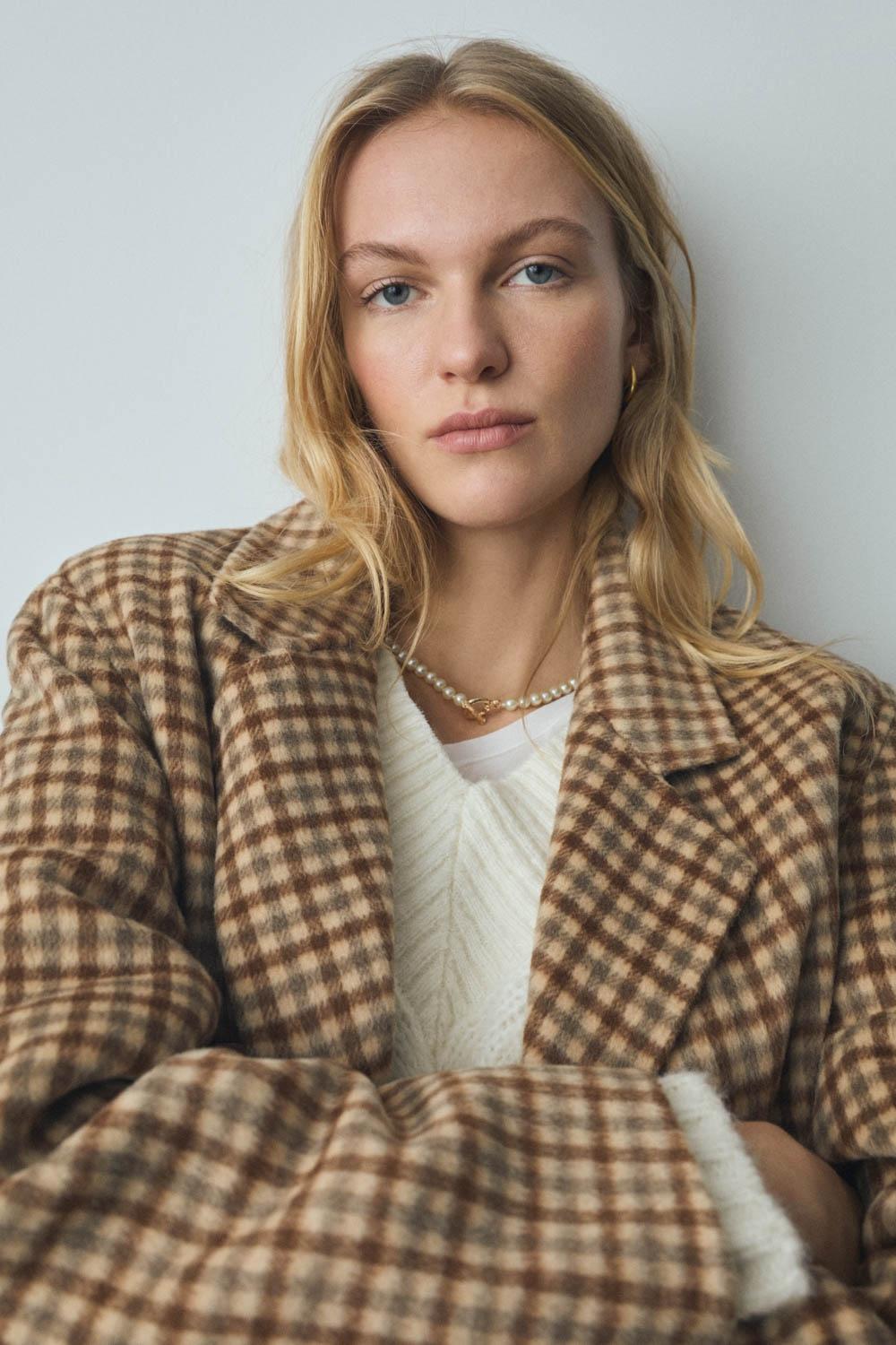 Eseoese ABRIGO SOFIA CHECKS