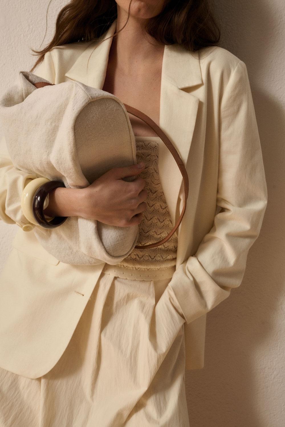 Eseoese BLAZER ALGODÓN HABANA