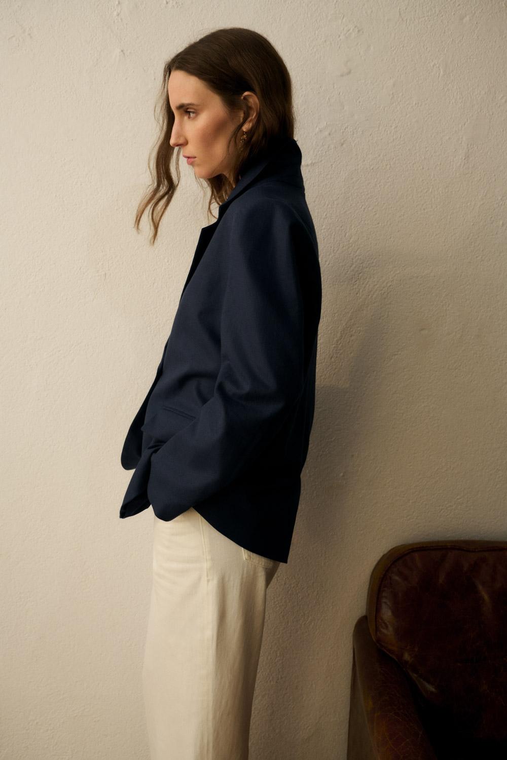 Eseoese BLAZER ALGODÓN HABANA