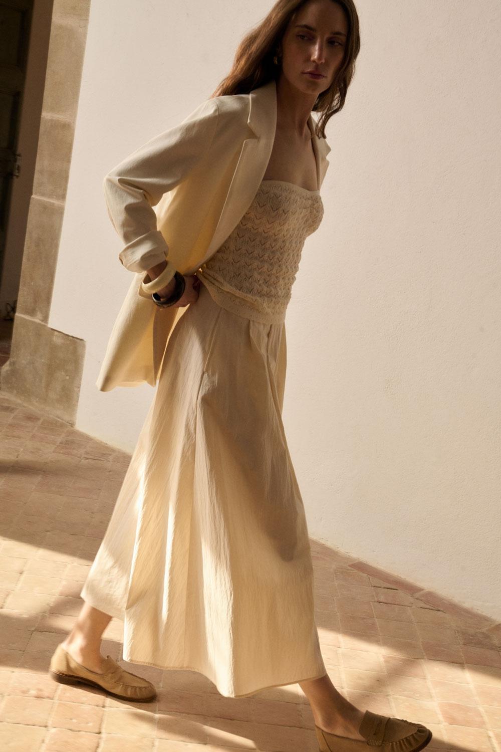 Eseoese BLAZER ALGODÓN HABANA