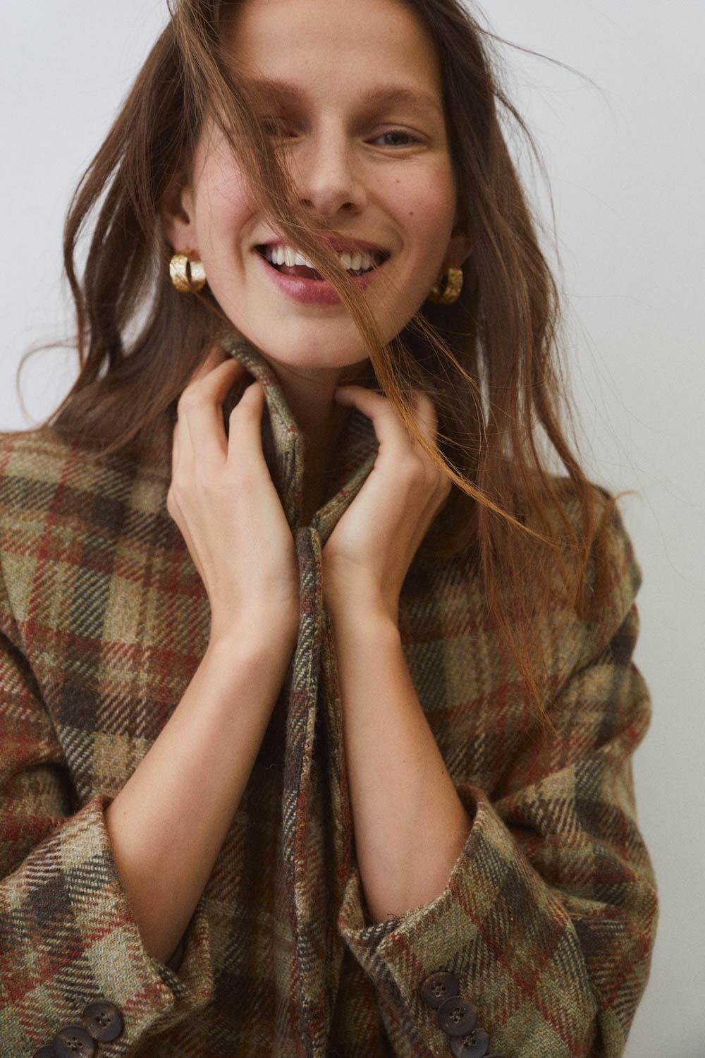 Eseoese BLAZER LANA MANTECO SHETLAND