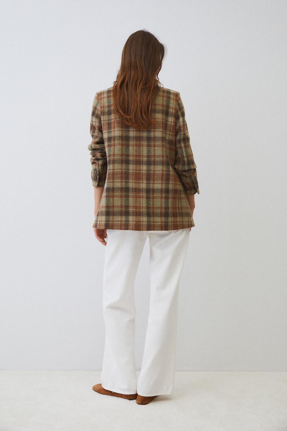 Eseoese BLAZER LANA MANTECO SHETLAND