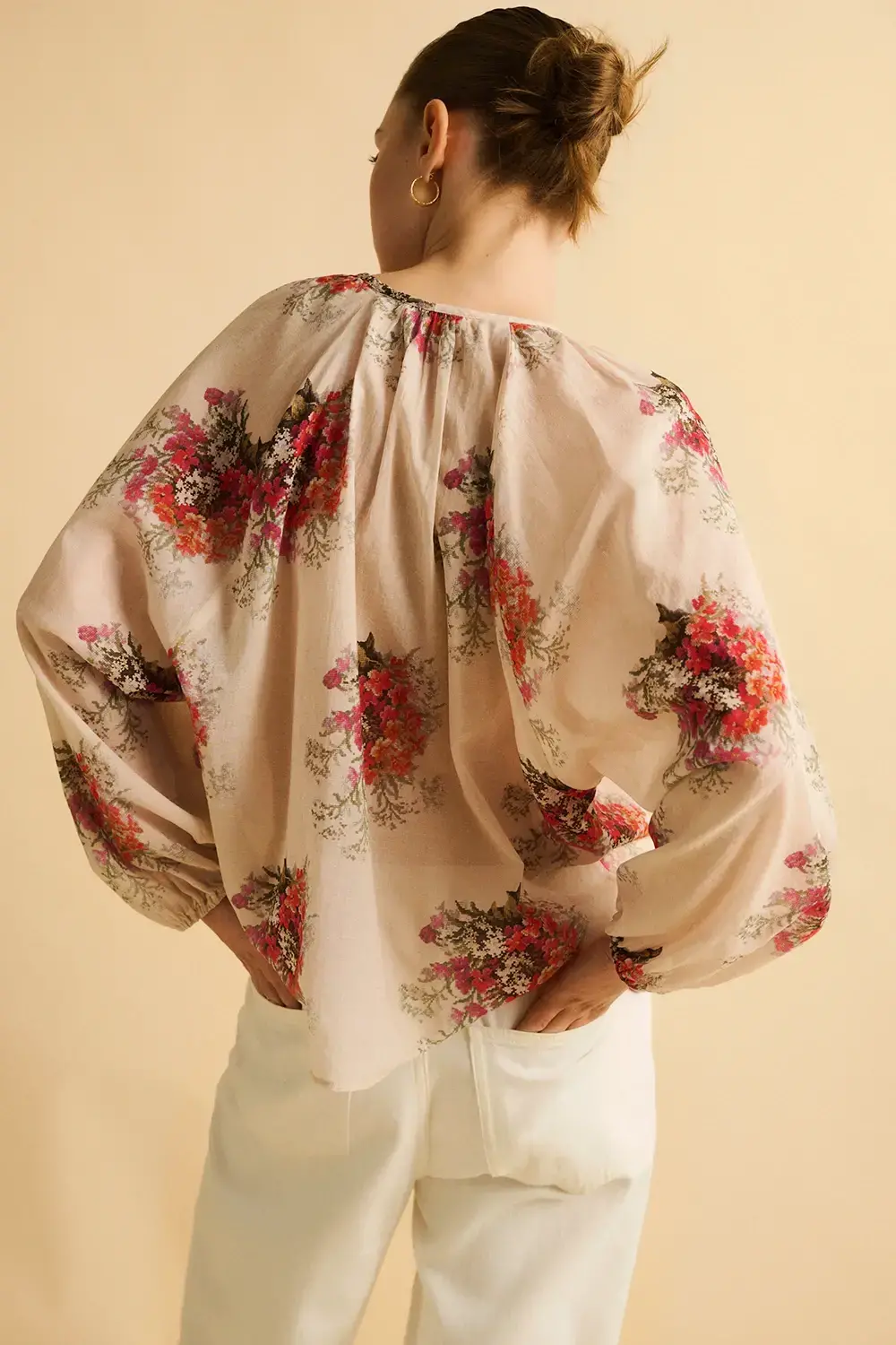 Eseoese BLUSA ALGODÓN BOUQUET