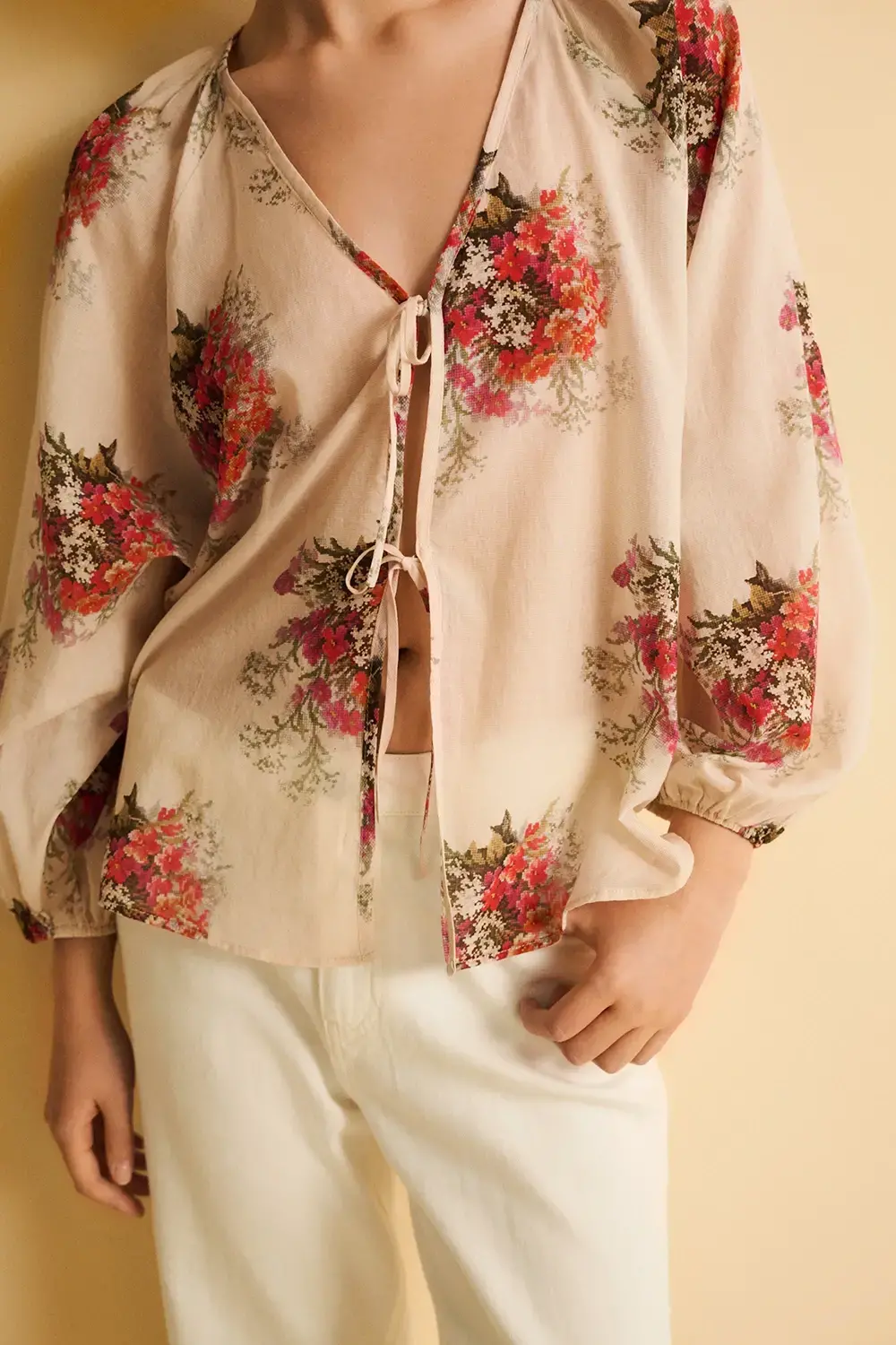 Eseoese BLUSA ALGODÓN BOUQUET